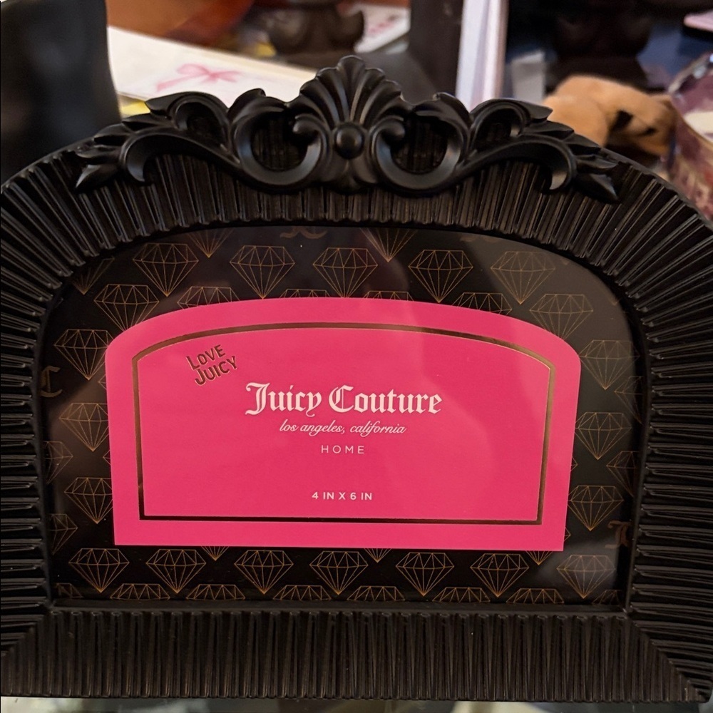 Juicy Couture NEW 4”X 6” frame. Home Gothic line.